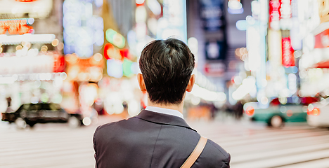 Image showing Businessmnn in Shinjuku, Tokyo, Japan.