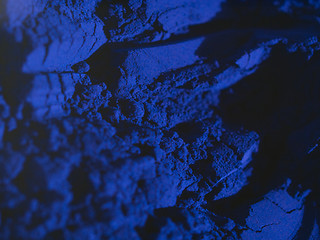 Image showing Blue powder
