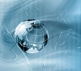 Image showing Geography abstract background