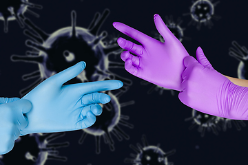 Image showing Concept of social distance, isolation, quarantine