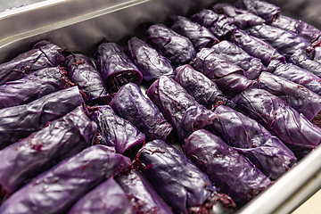 Image showing Braised red cabbage