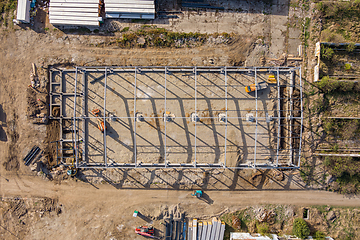 Image showing Industrial building on light gauge steel framing