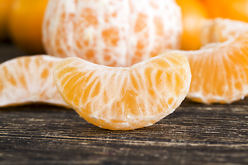 Image showing peeled delicious tangerine