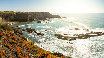 Image showing Cliff at Sardao cape