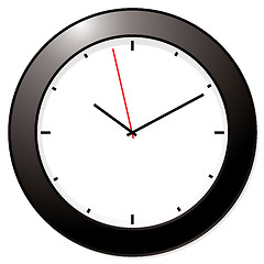 Image showing modern mono clock