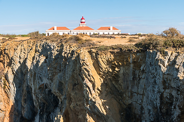 Image showing Cabo do Sardao lighthouse