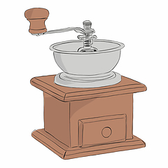 Image showing Manual coffee grinder