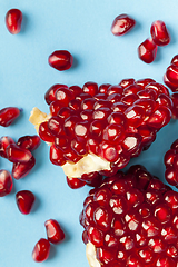 Image showing red juicy pomegranate