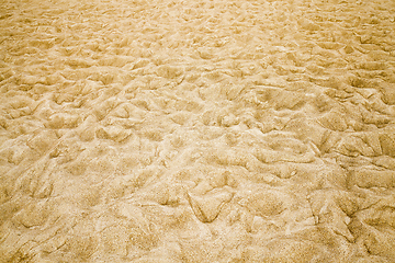 Image showing wavy uneven structure of sand