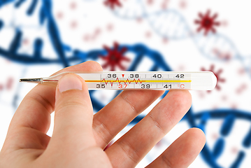 Image showing Concept of corona virus.