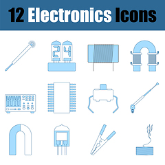 Image showing Electronics Icon Set