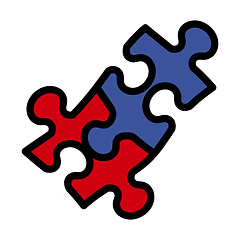 Image showing Icon Of Puzzle Decision