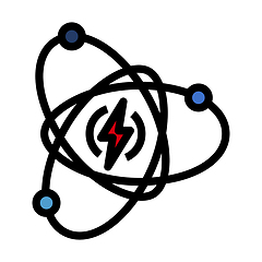 Image showing Atom Energy Icon