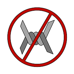 Image showing Barbed Wire Icon
