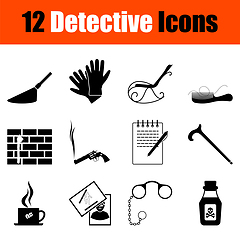 Image showing Detective Icon Set