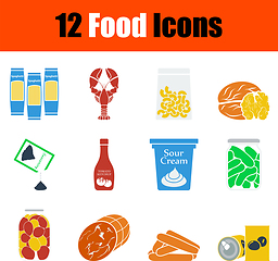 Image showing Food Icon Set