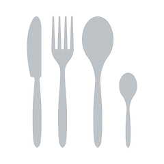 Image showing Silverware Set Icon