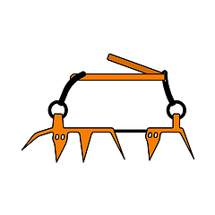 Image showing Alpinist Crampon Icon