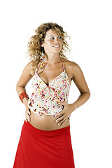 Image showing Happy pregnant woman