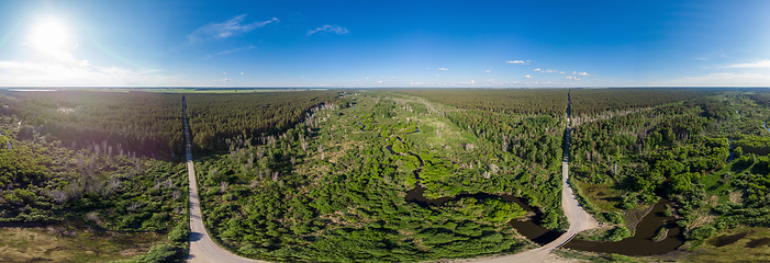 Image showing Full 360 equirectangular spherical panorama