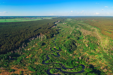 Image showing picture of winding river