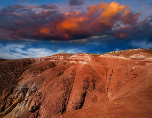 Image showing Valley of Mars landscapes