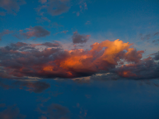 Image showing Sunset Summer Sky