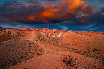 Image showing Valley of Mars landscapes