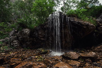 Image showing Waterfall Che-Chkish in Altai Mountains