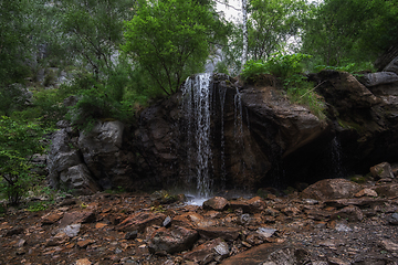 Image showing Waterfall Che-Chkish in Altai Mountains