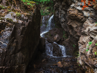 Image showing Waterfall Cheremshansky in Altai Mountains