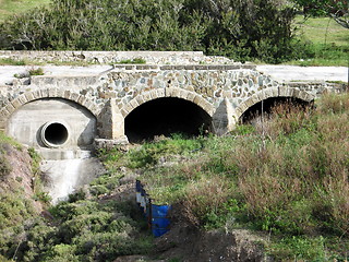 Image showing Ruined old bridge. Cyprus