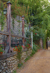 Image showing Rustic terrace