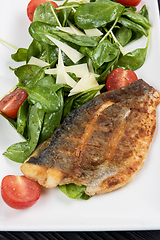 Image showing Grilled Dorado fish fillet