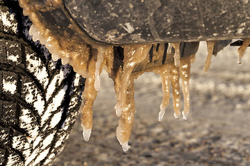 Image showing road in winter time