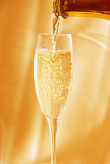 Image showing Glass of champagne 
