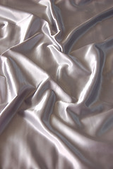 Image showing white satin background