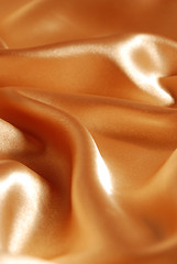 Image showing Elegant gold satin background