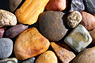 Image showing colorful stones