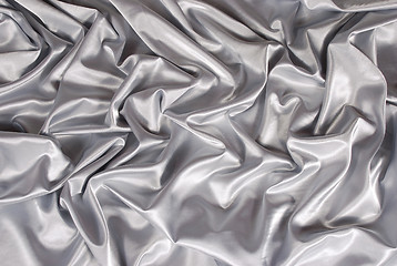 Image showing white satin background