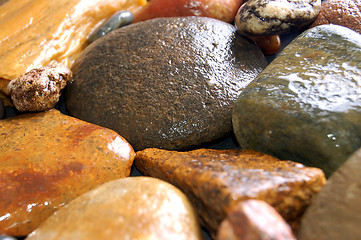 Image showing colorful stones