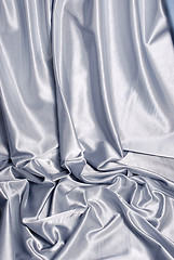 Image showing elegant white satin 