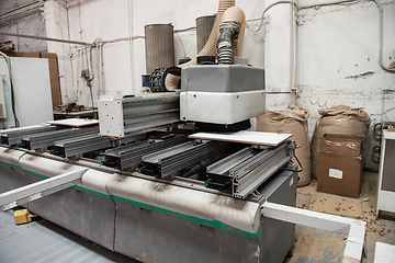 Image showing Wooden furniture production.