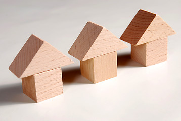 Image showing Wooden houses