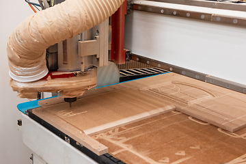 Image showing Wooden furniture production.