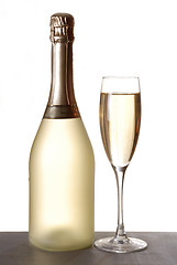 Image showing Glass of champagne