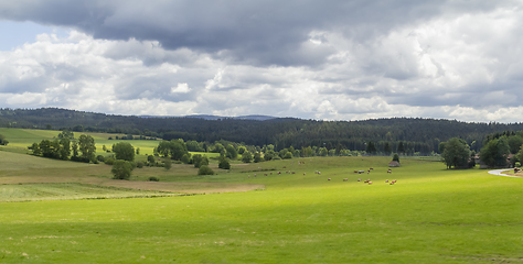 Image showing Idyllic Bavarian Forest scenery