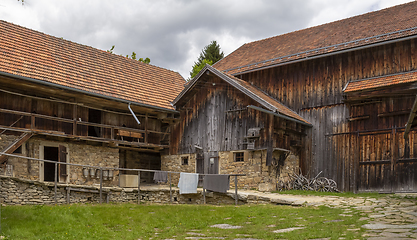 Image showing historic farmhouse scenery