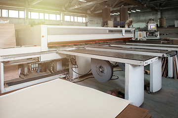 Image showing Wooden furniture production.