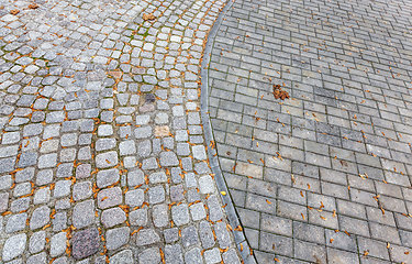 Image showing close-up of the road for pedestrians and cars